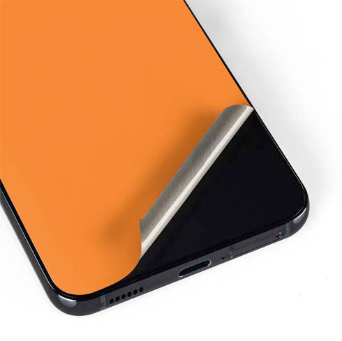 Orange Solid Galaxy S22 Skin